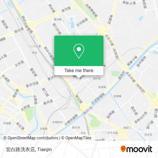 宜白路洗衣店 map