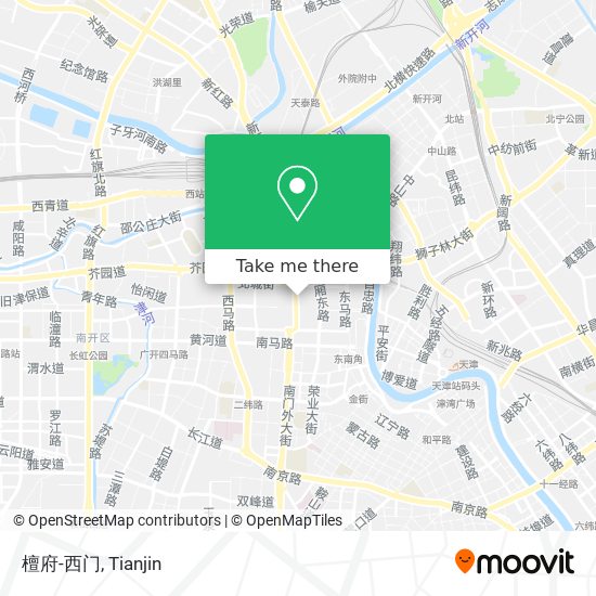 檀府-西门 map