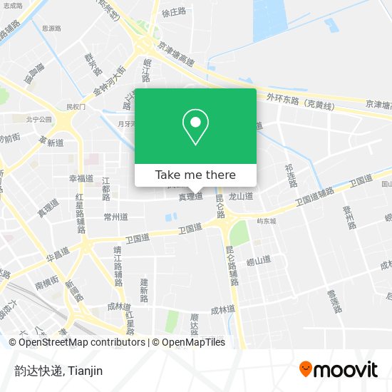 韵达快递 map