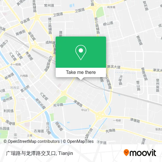 广瑞路与龙潭路交叉口 map
