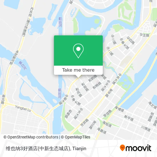 维也纳3好酒店(中新生态城店) map