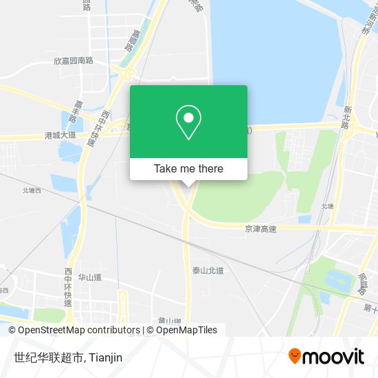 世纪华联超市 map