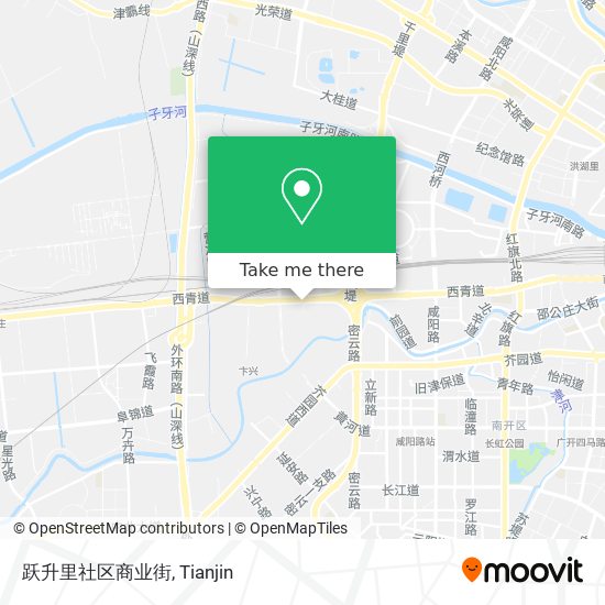 跃升里社区商业街 map