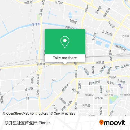 跃升里社区商业街 map