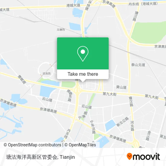 塘沽海洋高新区管委会 map