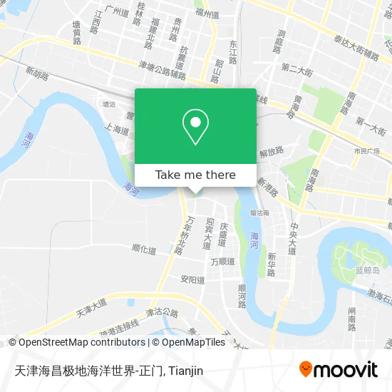 天津海昌极地海洋世界-正门 map
