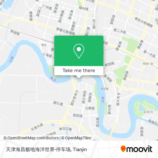 天津海昌极地海洋世界-停车场 map
