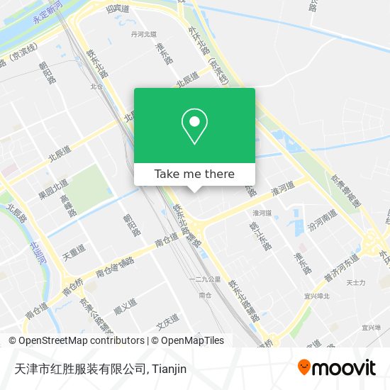 天津市红胜服装有限公司 map