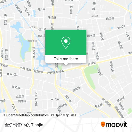 金侨销售中心 map