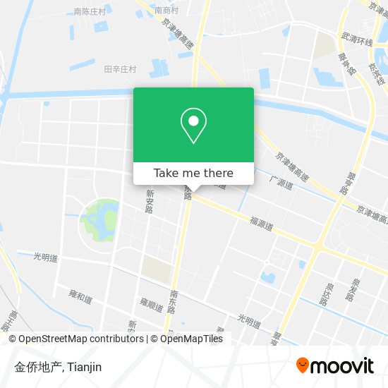 金侨地产 map