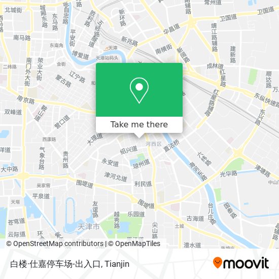 白楼·仕嘉停车场-出入口 map