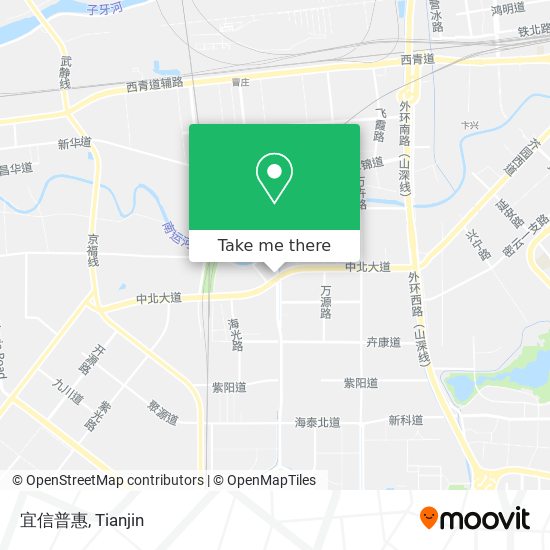 宜信普惠 map