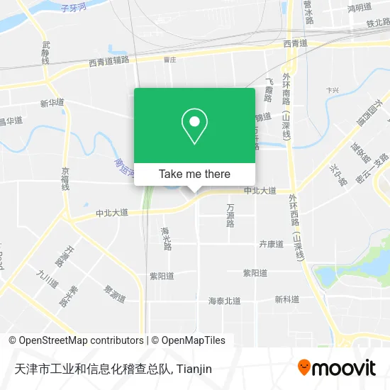 天津市工业和信息化稽查总队 map