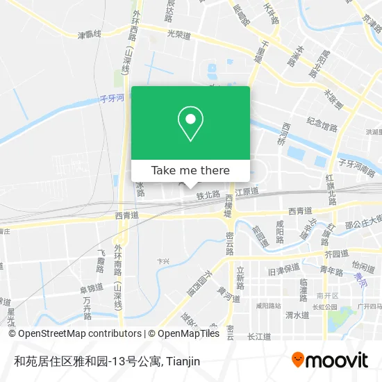 和苑居住区雅和园-13号公寓 map