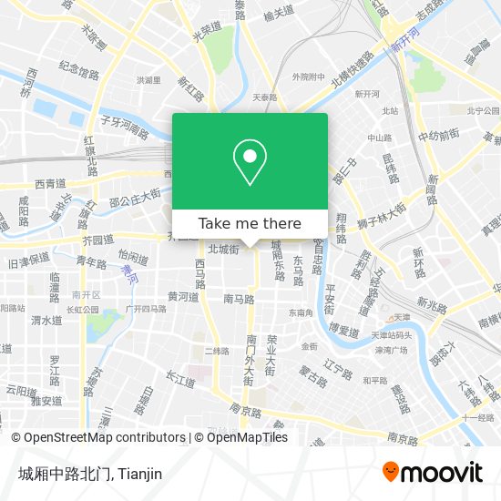城厢中路北门 map