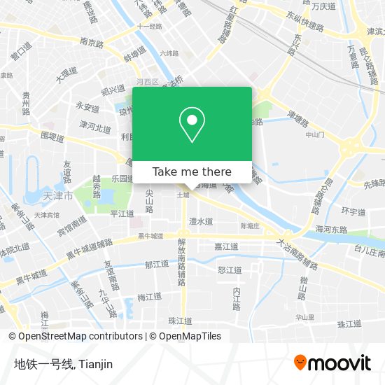 地铁一号线 map