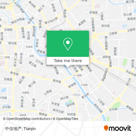 中信地产 map