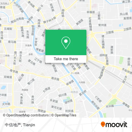 中信地产 map