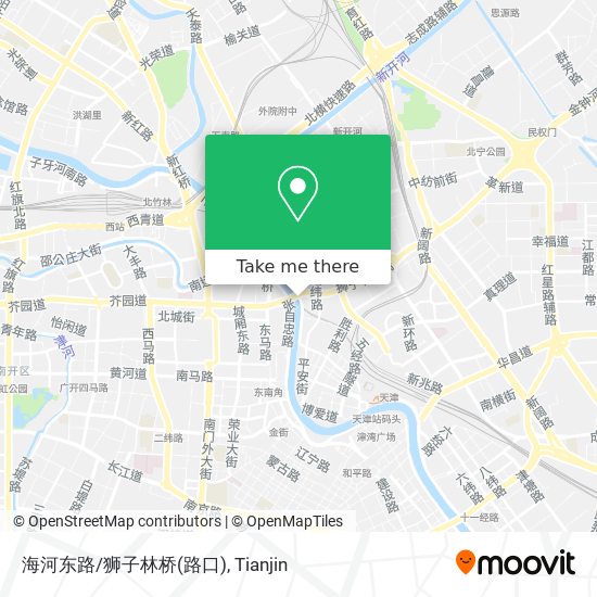 海河东路/狮子林桥(路口) map