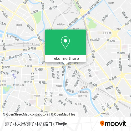 狮子林大街/狮子林桥(路口) map