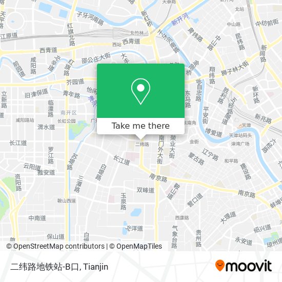 二纬路地铁站-B口 map