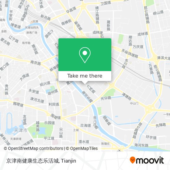 京津南健康生态乐活城 map