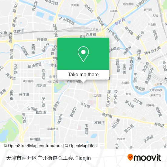 天津市南开区广开街道总工会 map