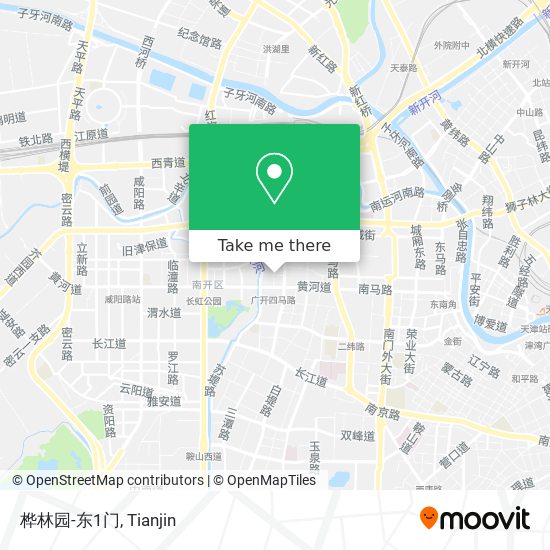 桦林园-东1门 map