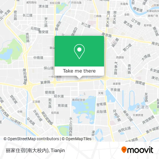 丽家住宿(南大校内) map