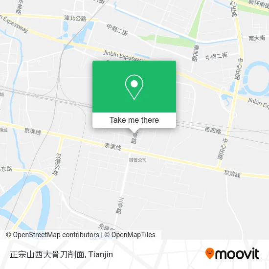 正宗山西大骨刀削面 map