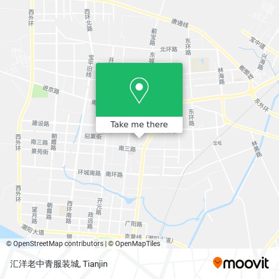 汇洋老中青服装城 map