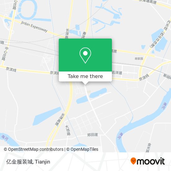 亿金服装城 map
