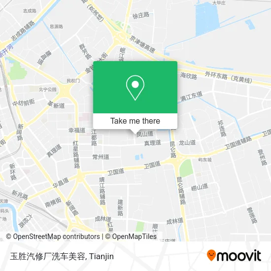 玉胜汽修厂洗车美容 map