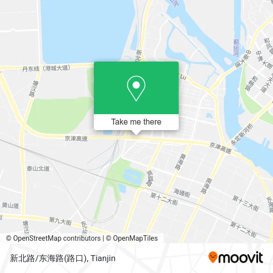 新北路/东海路(路口) map
