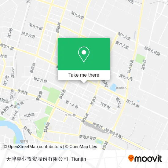 天津嘉业投资股份有限公司 map