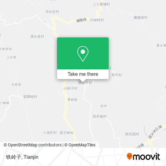 铁岭子 map