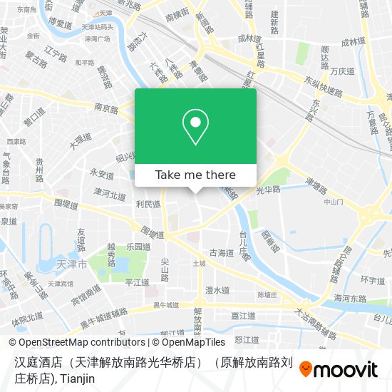 汉庭酒店（天津解放南路光华桥店）（原解放南路刘庄桥店) map