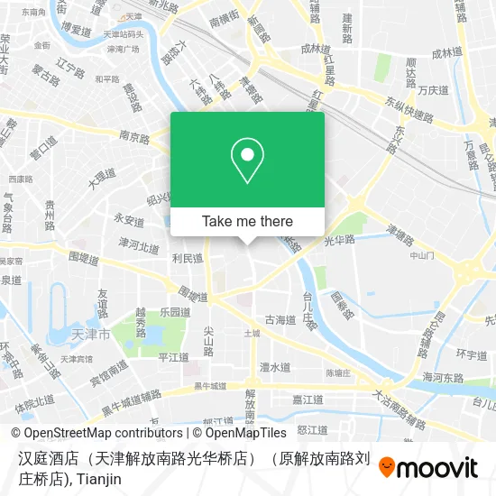 汉庭酒店（天津解放南路光华桥店）（原解放南路刘庄桥店) map