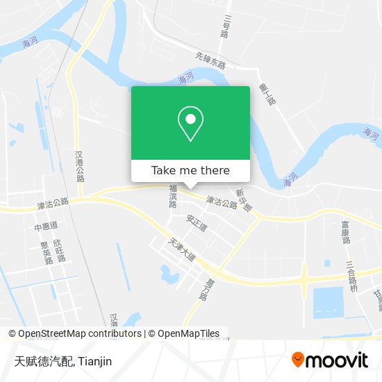 天赋德汽配 map