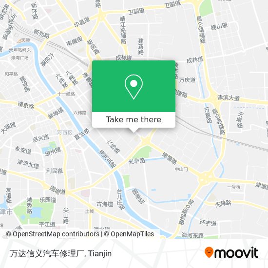 万达信义汽车修理厂 map
