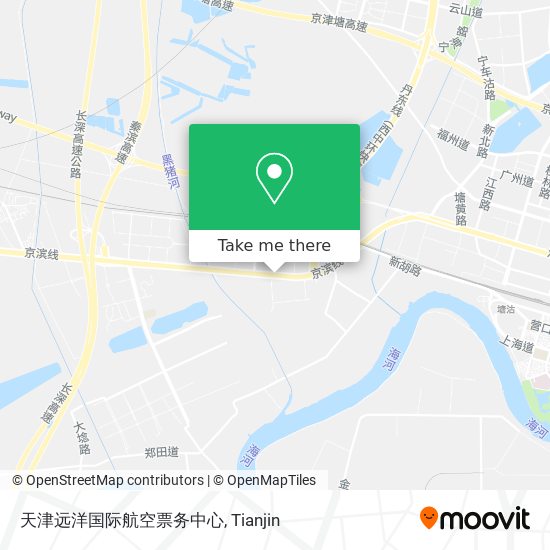 天津远洋国际航空票务中心 map