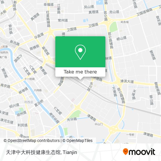 天津中大科技健康生态馆 map