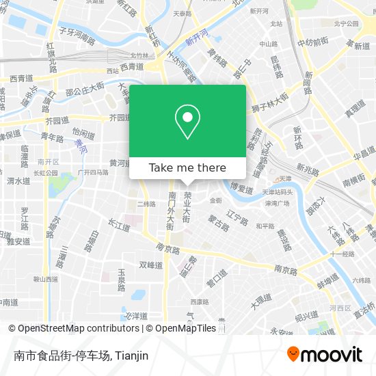 南市食品街-停车场 map