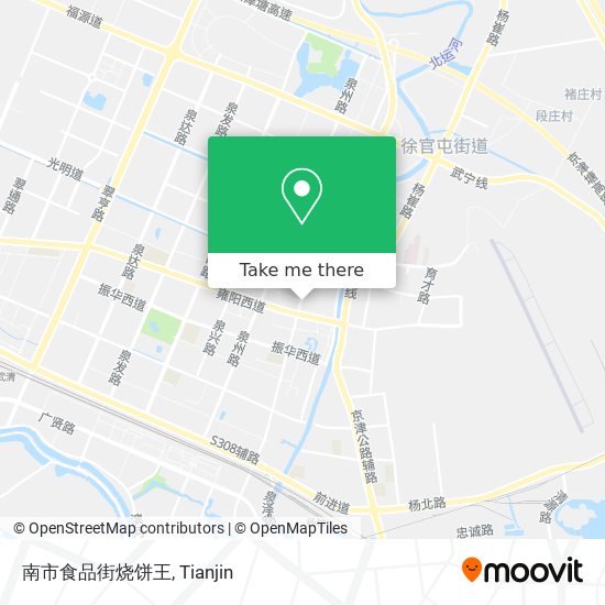 南市食品街烧饼王 map