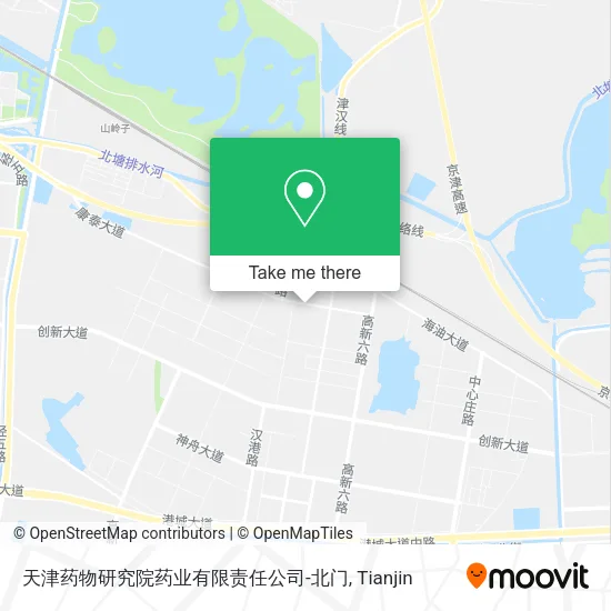 天津药物研究院药业有限责任公司-北门 map
