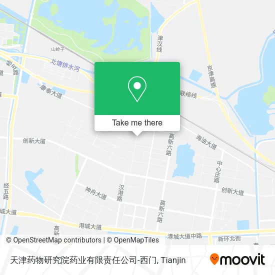 天津药物研究院药业有限责任公司-西门 map