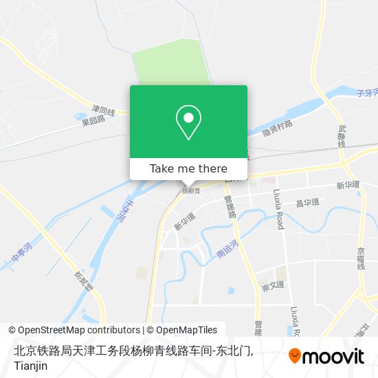 北京铁路局天津工务段杨柳青线路车间-东北门 map