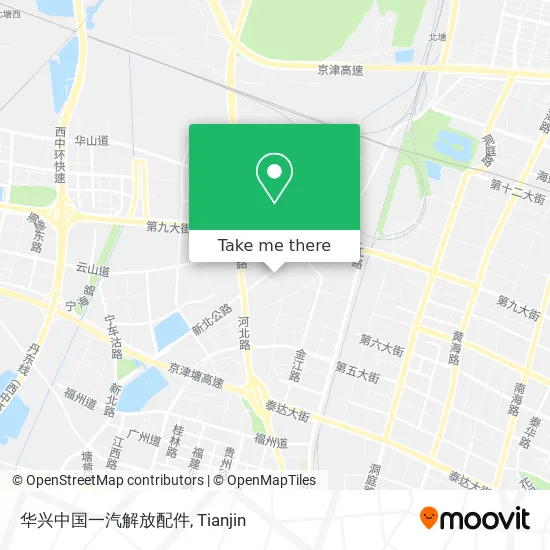 华兴中国一汽解放配件 map