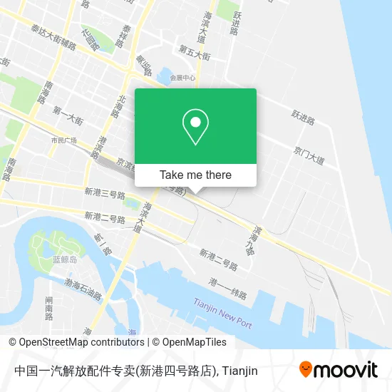 中国一汽解放配件专卖(新港四号路店) map