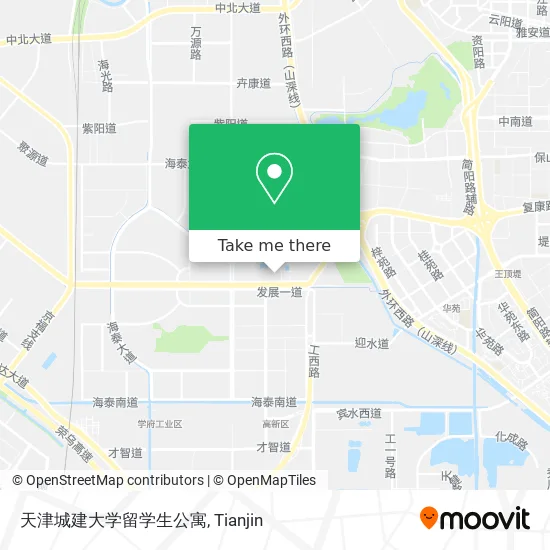 天津城建大学留学生公寓 map